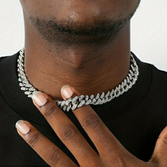 FEEL STYLE Men's Miami Cuban Link Chain - Picture 7 of 9